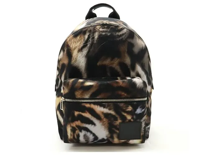 Zaino in tela e pelle Tiger di Paul Smith Marrone