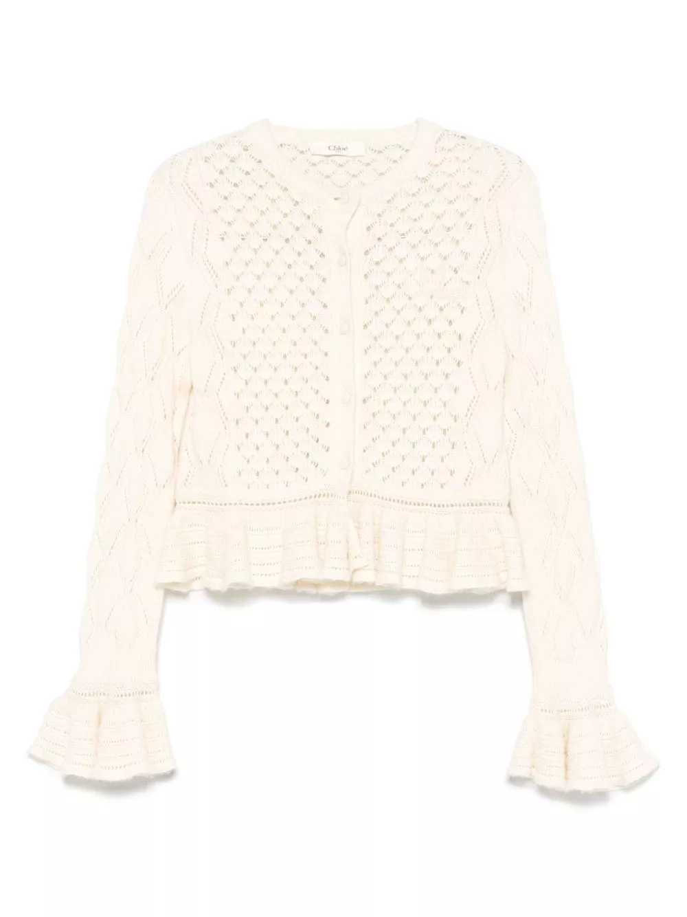 Cardigan in lana seta di Chloè