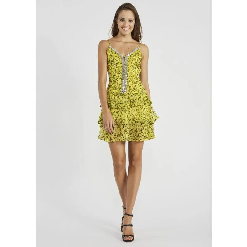 Abito mini con ricamo