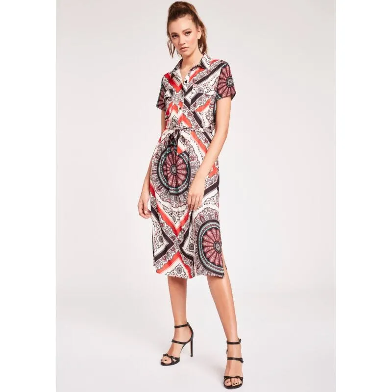 Abito chemisier stampato