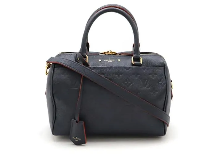 Borsa a Spalla 2 in 1 Speedy Monogram Empreinte Louis Vuitton 25 M43501 Rosso