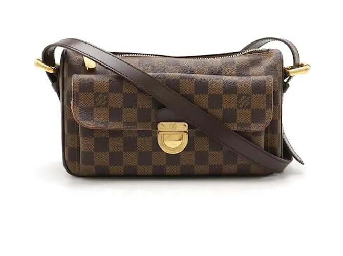 Borsa a Spalla Louis Vuitton Damier Ravello GM N60006 Marrone