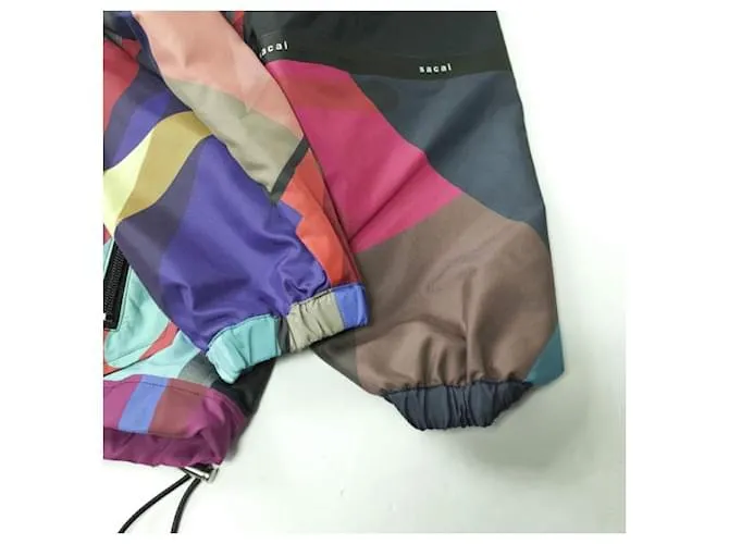 sacai × KAWS Blouson Stampato in Poliestere (Limitato) Multicolore
