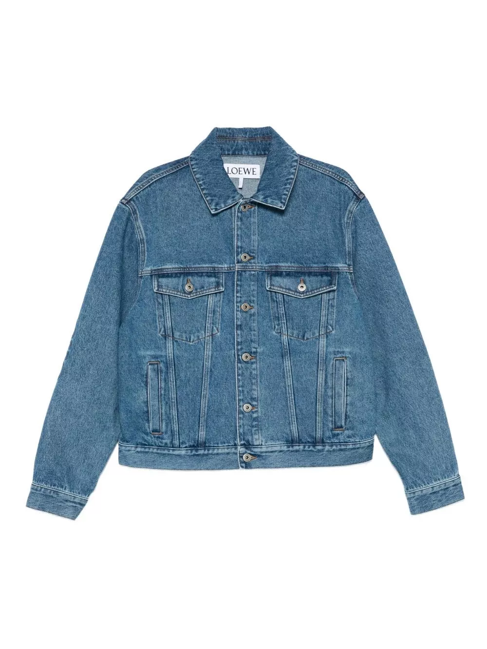 Giubbino in jeans anagram di Loewe