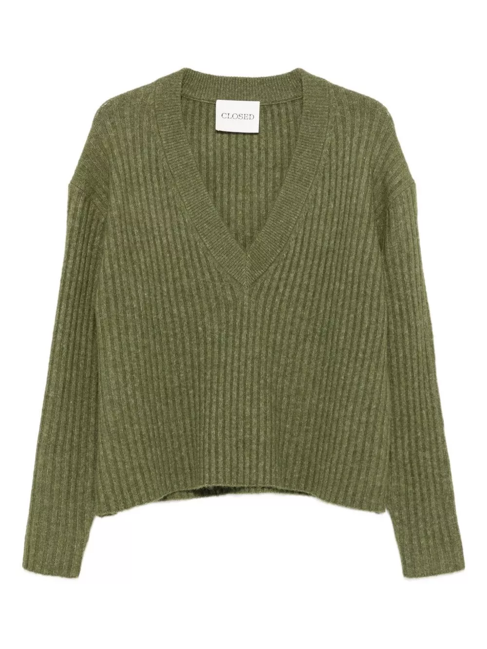 Cardigan scollo v in misto lana di Closed