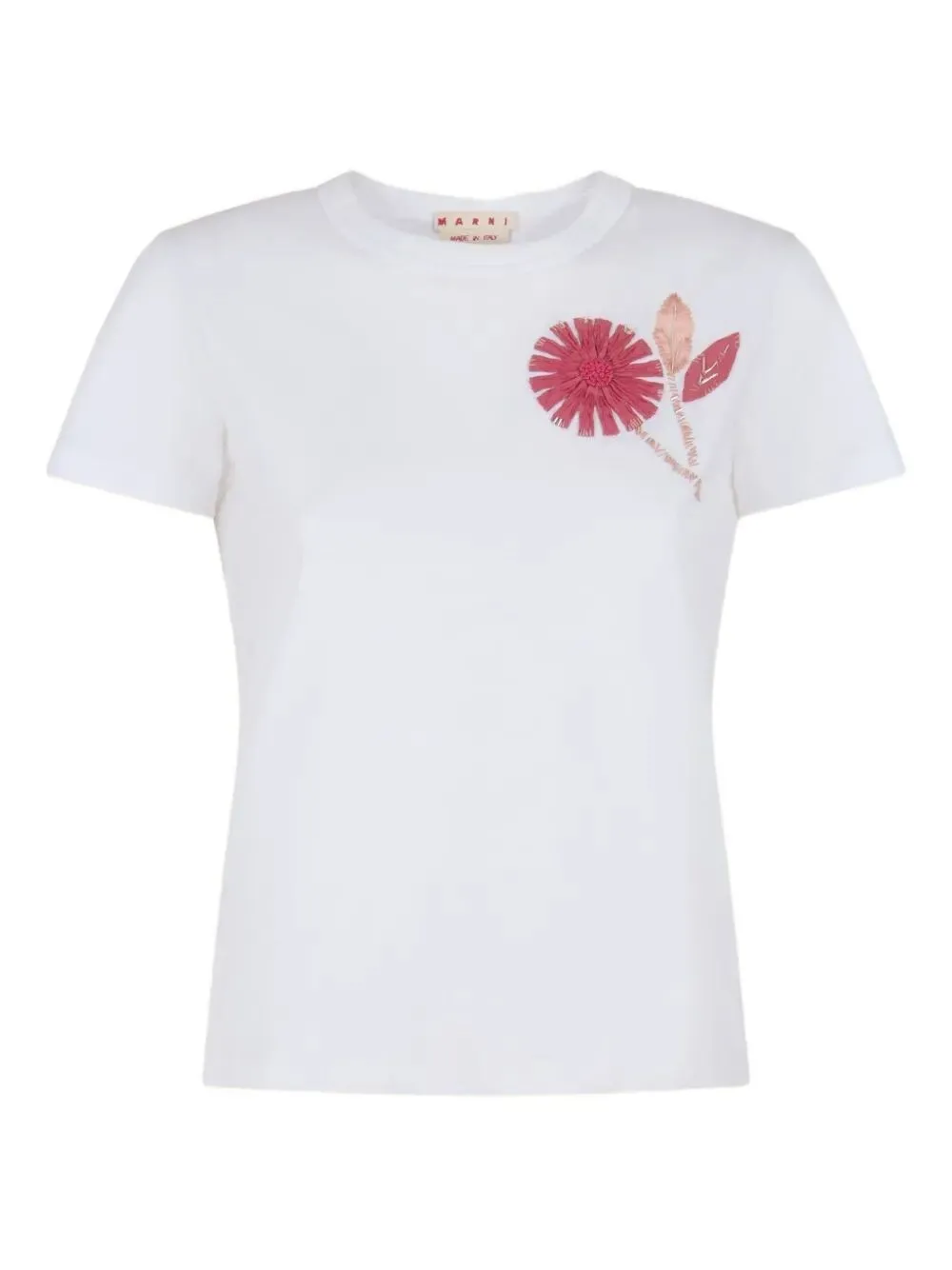 T-SHIRT IN COTONE BIOLOGICO CON RICAMO