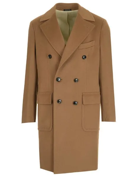 Al Duca D'aosta Uomo Cappotto doppiopetto cammello