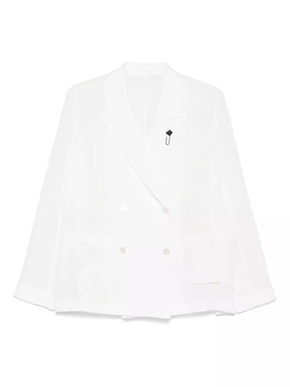 Blazer doppiopetto in lino di Lardini