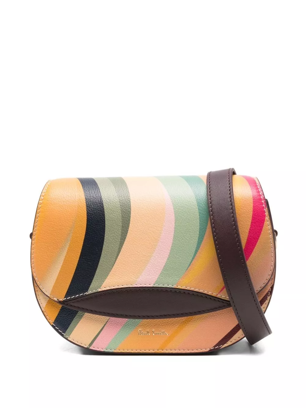 Borsa a tracolla swirl in pelle di Paul smith