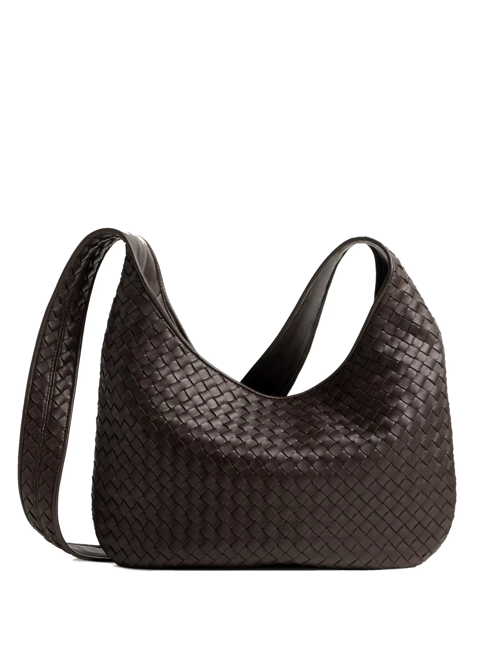 Borsa in pelle intrecciata di Bottega veneta