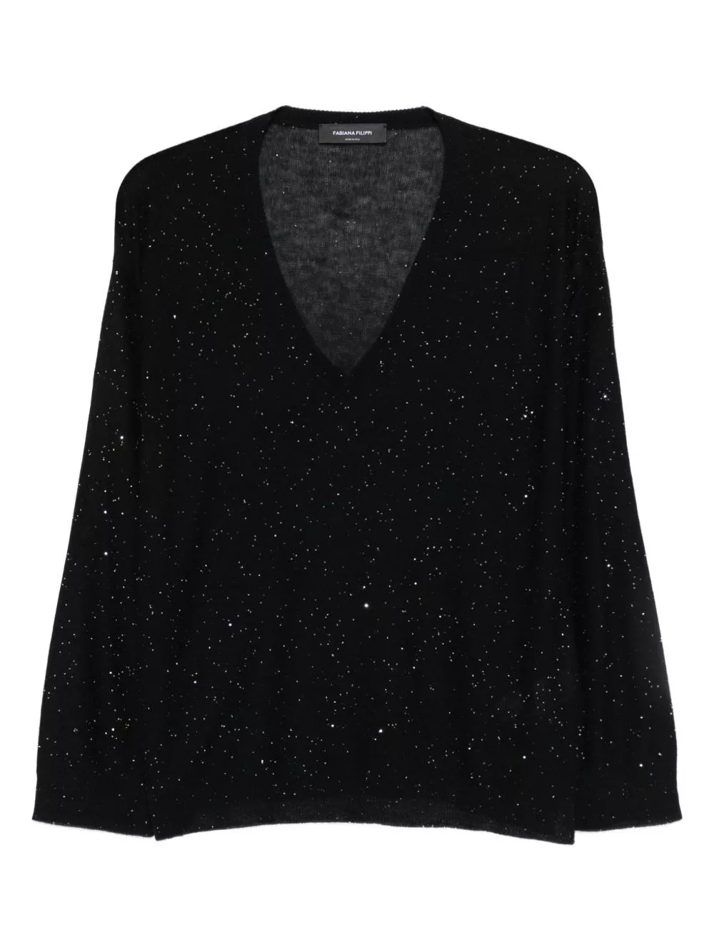 Maglia scollo v in lana di Fabiana filippi