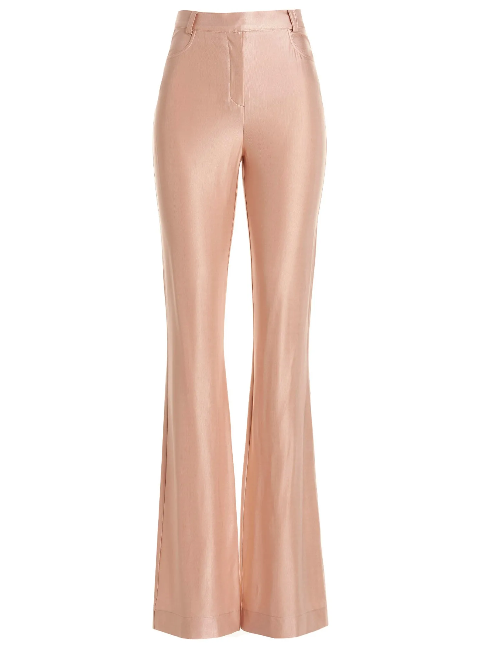 Shiny Stretch Pantaloni Rosa