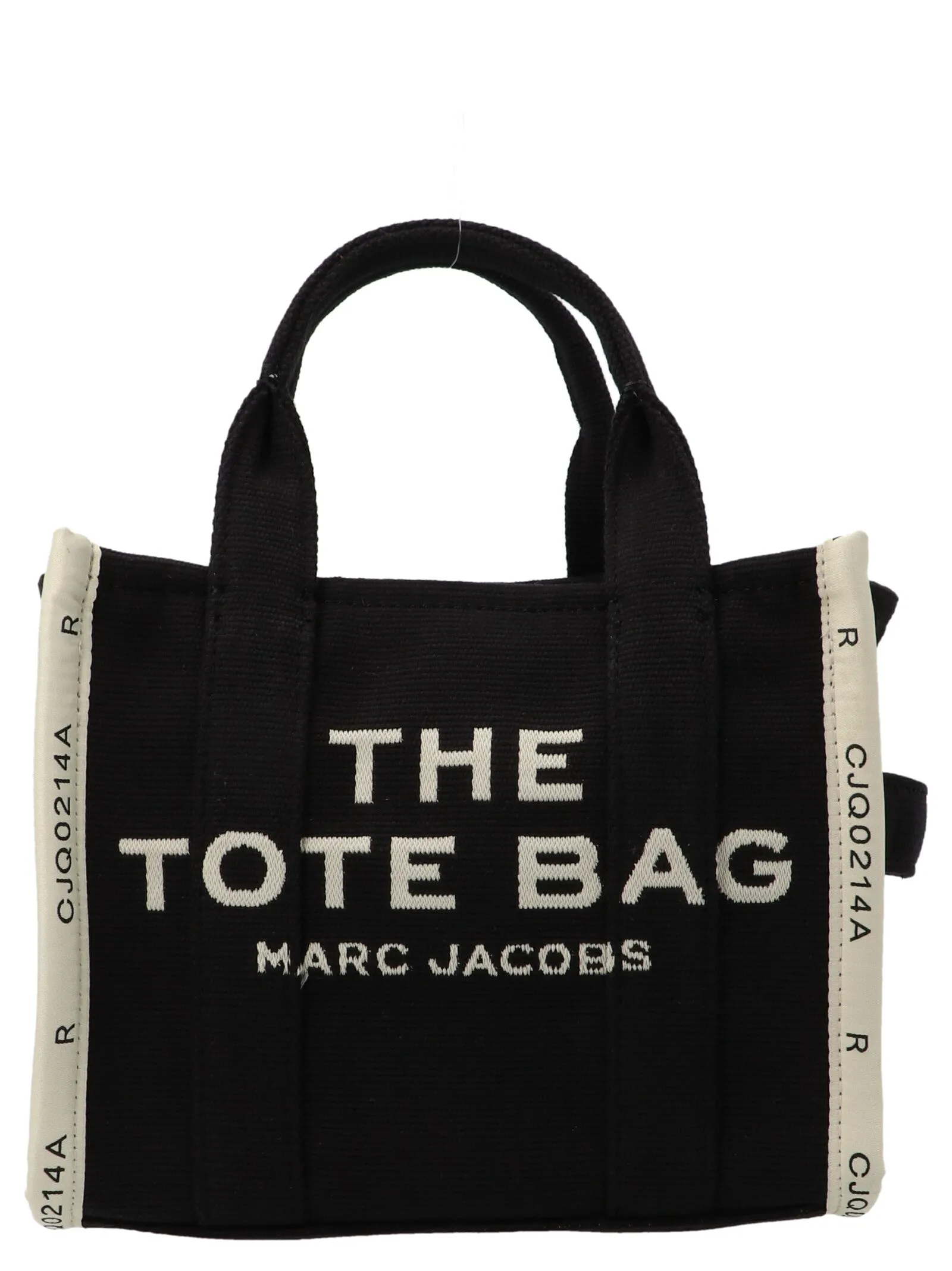 The Jacquard Small Tote Borse A Mano Bianco/Nero
