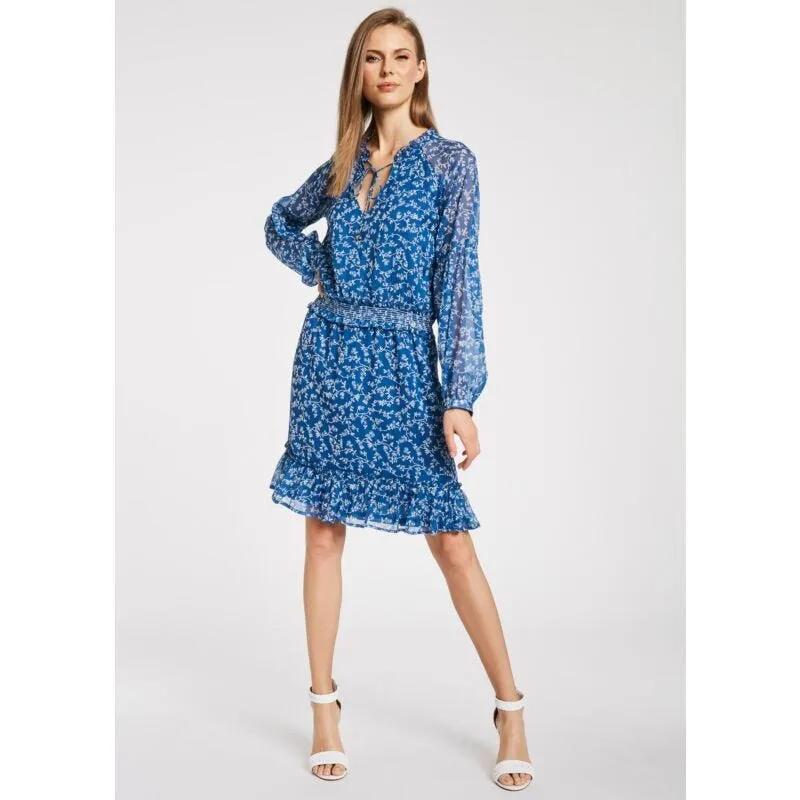 Abito corto con balza