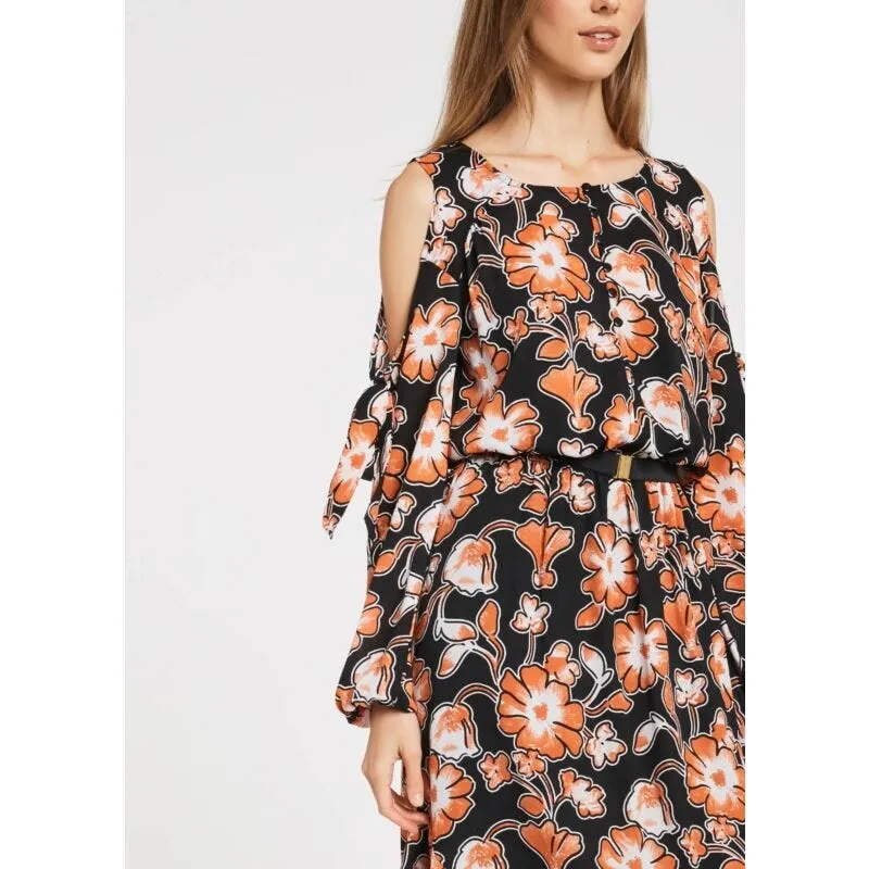 Abito con maniche cut out