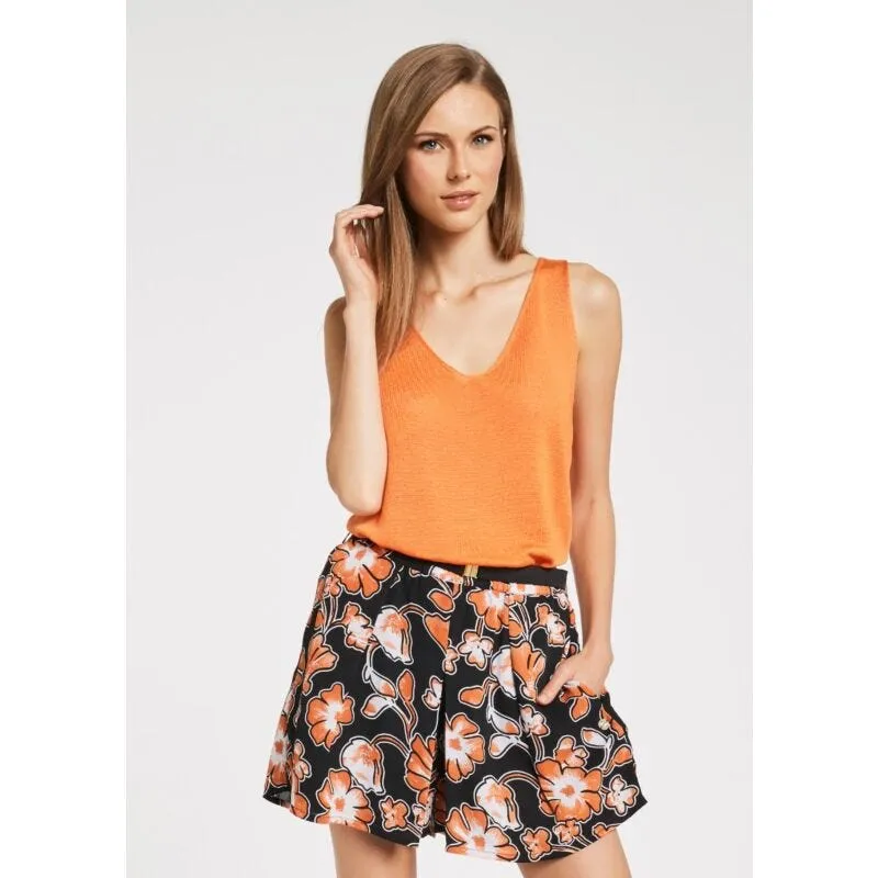 Top in maglia di viscosa