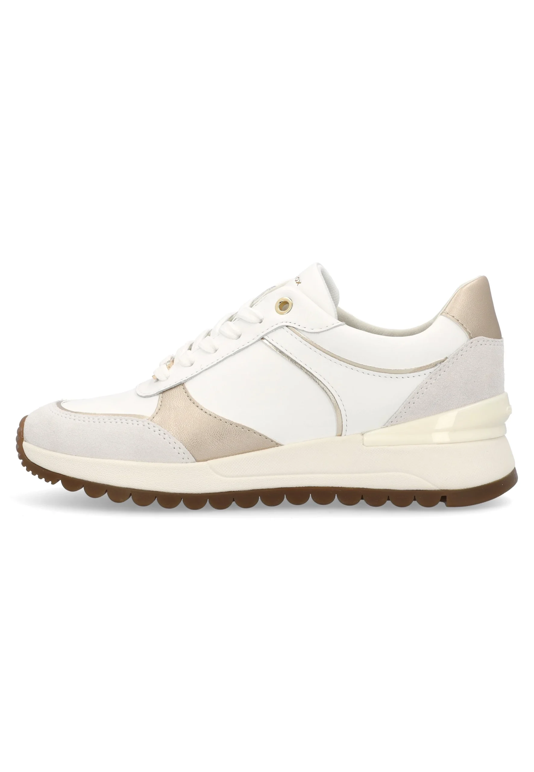 Sneakers Geox mod. Desya con dettagli dorati D5500A 08522