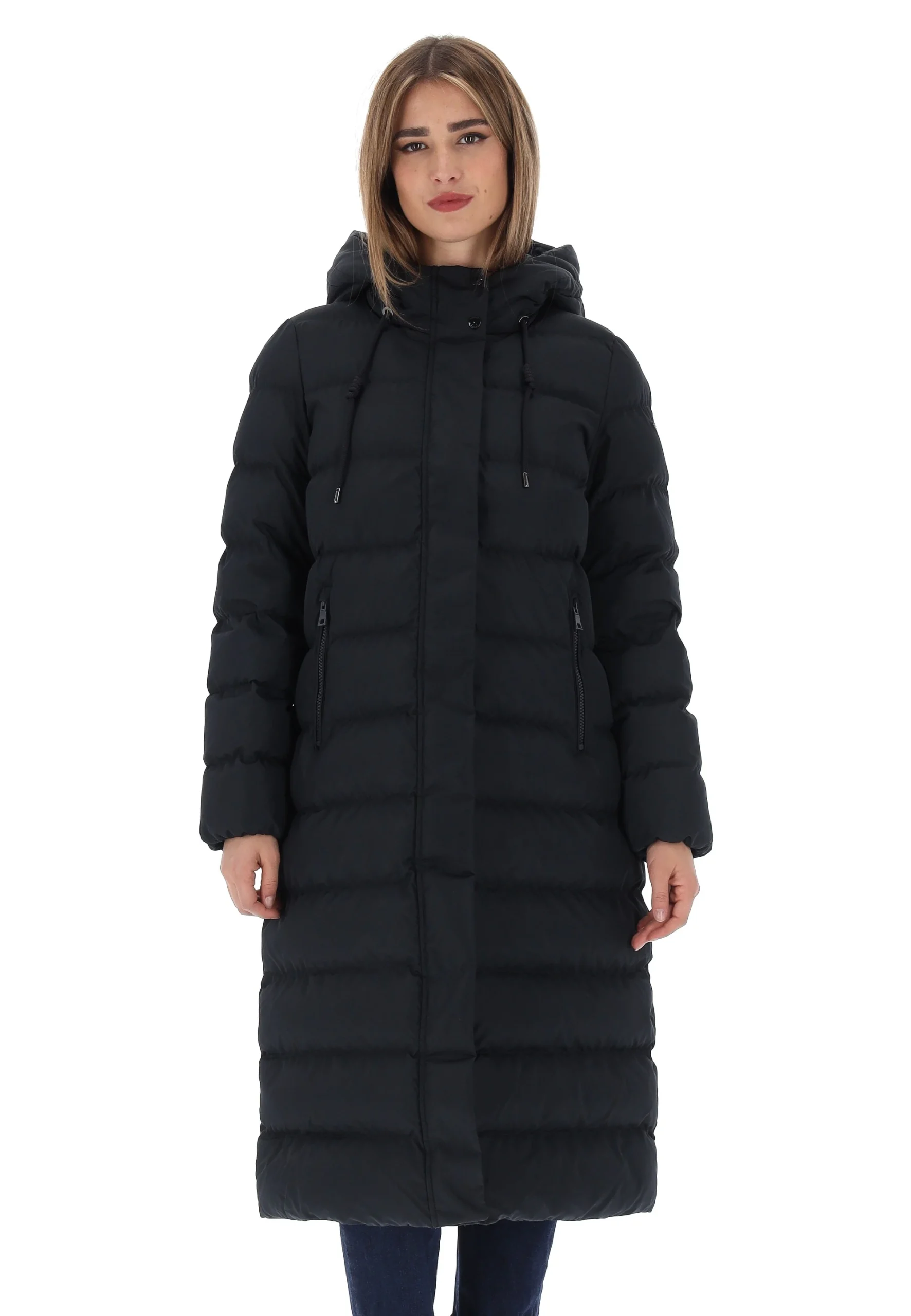 Giaccone lungo in ovatta Geox donna W4628E T3144