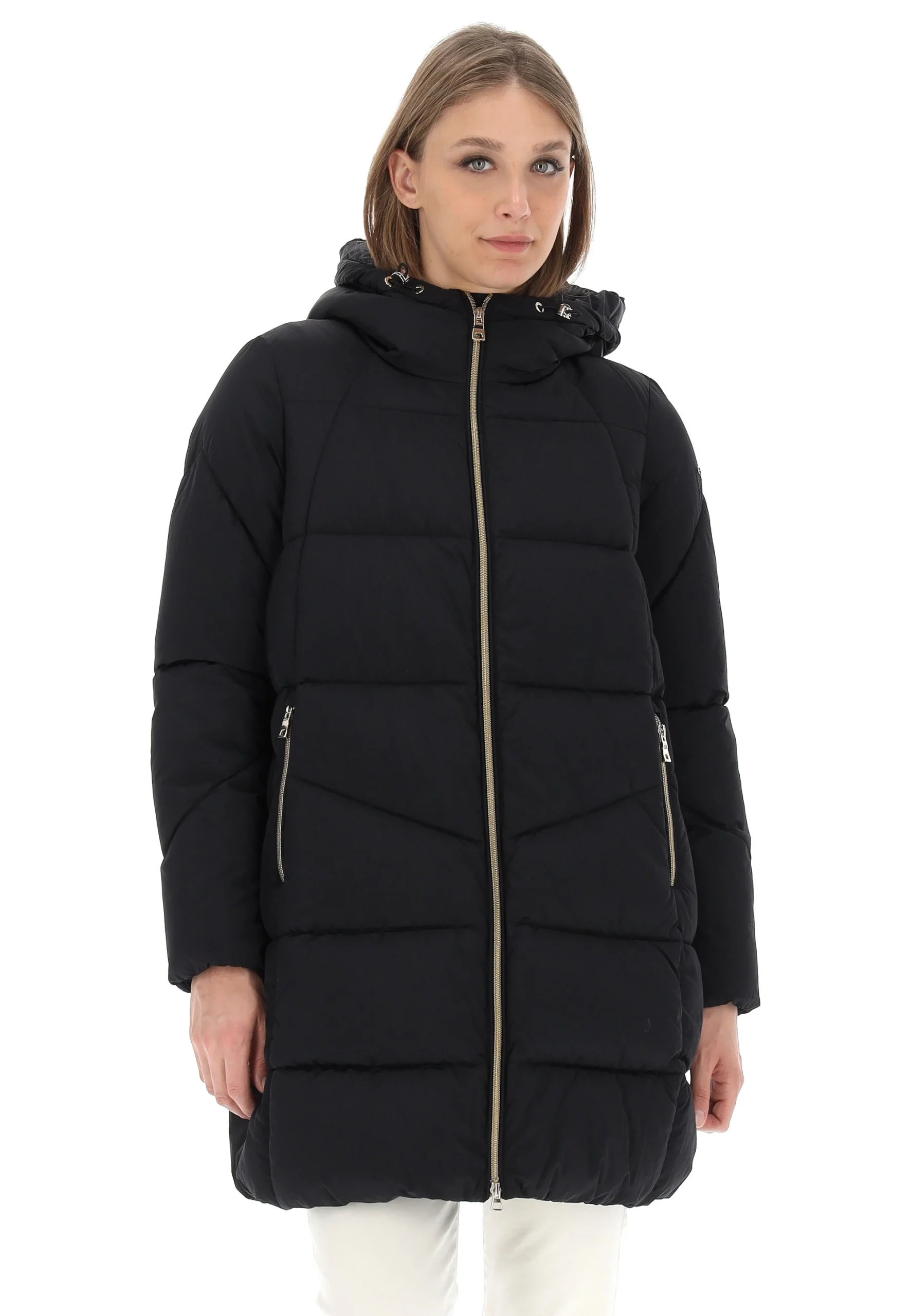 Giaccone lungo imbottito Geox donna W4628F T3133