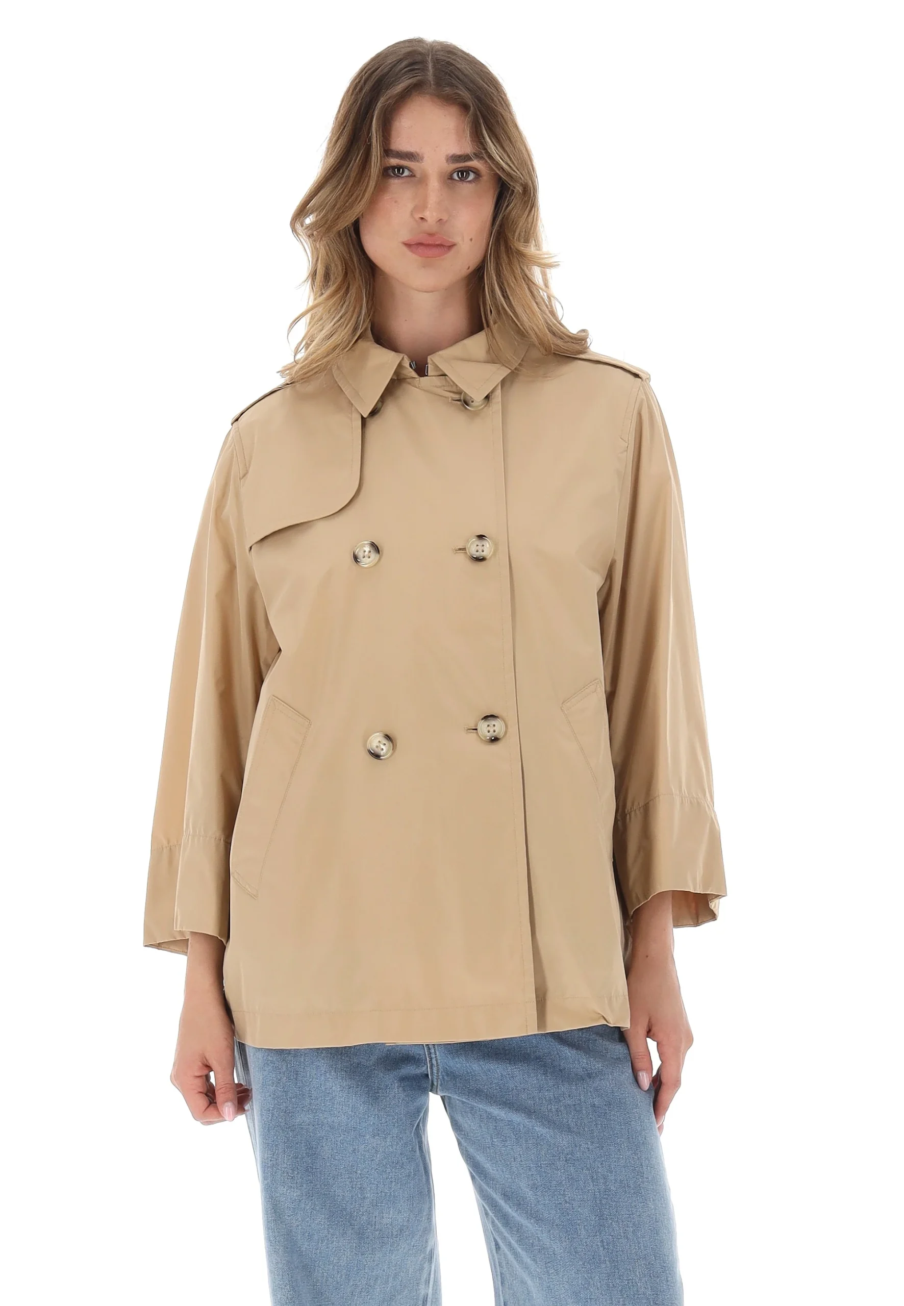 Trench corto doppiopetto Geox donna W5522M T3111