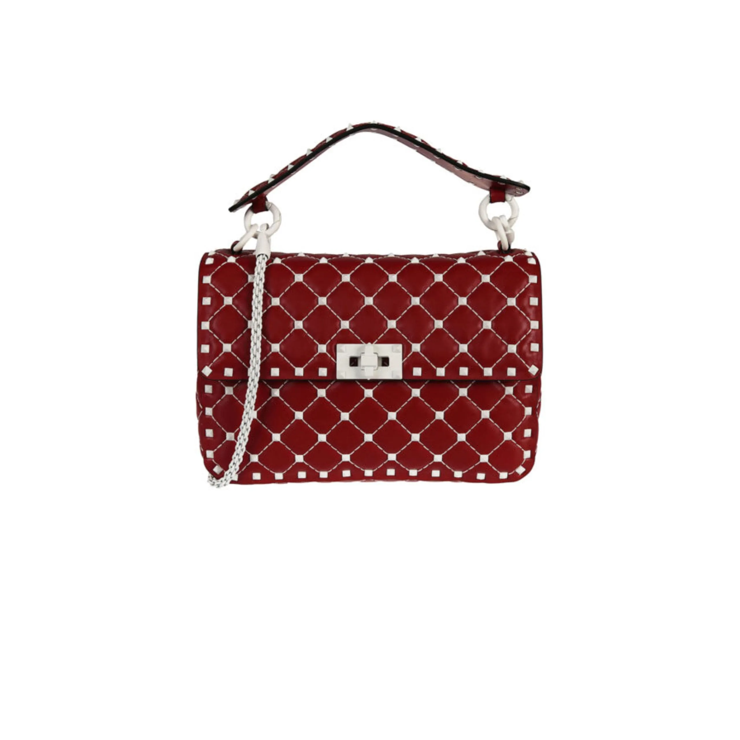 Borsa Rockstud rossa