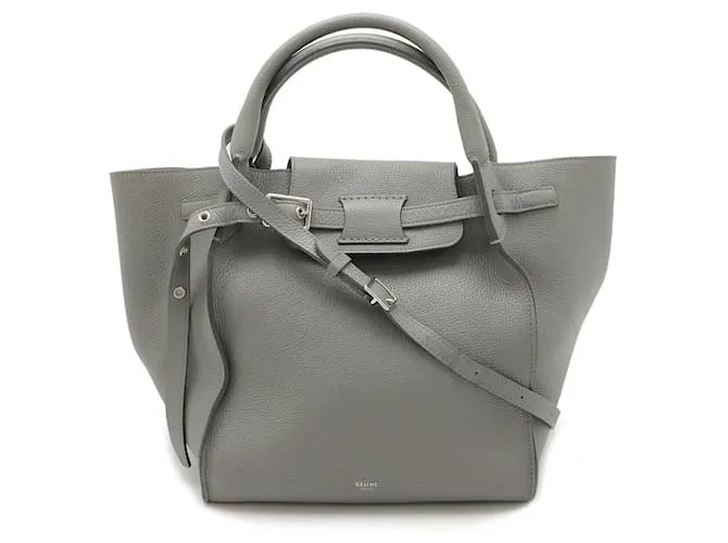 Céline Borsa in pelle Celine Big Bag 2way 183313 Grigio