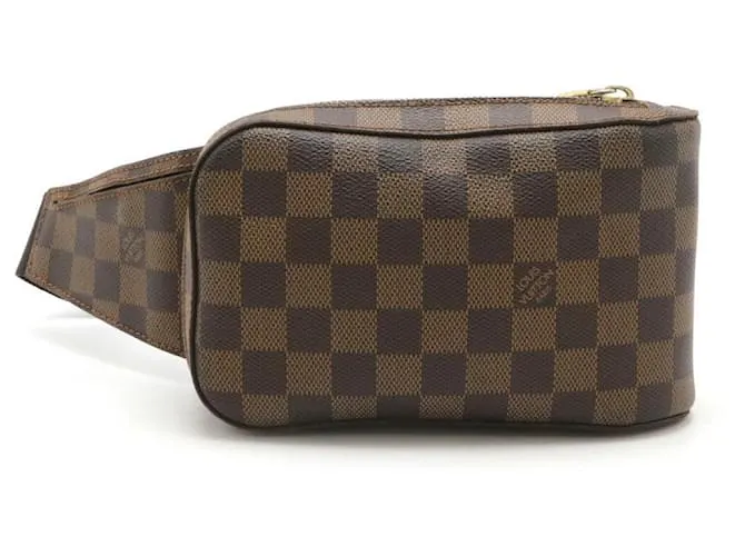 Borsa 2 in 1 Louis Vuitton Damier Geronimos N51994 Marrone