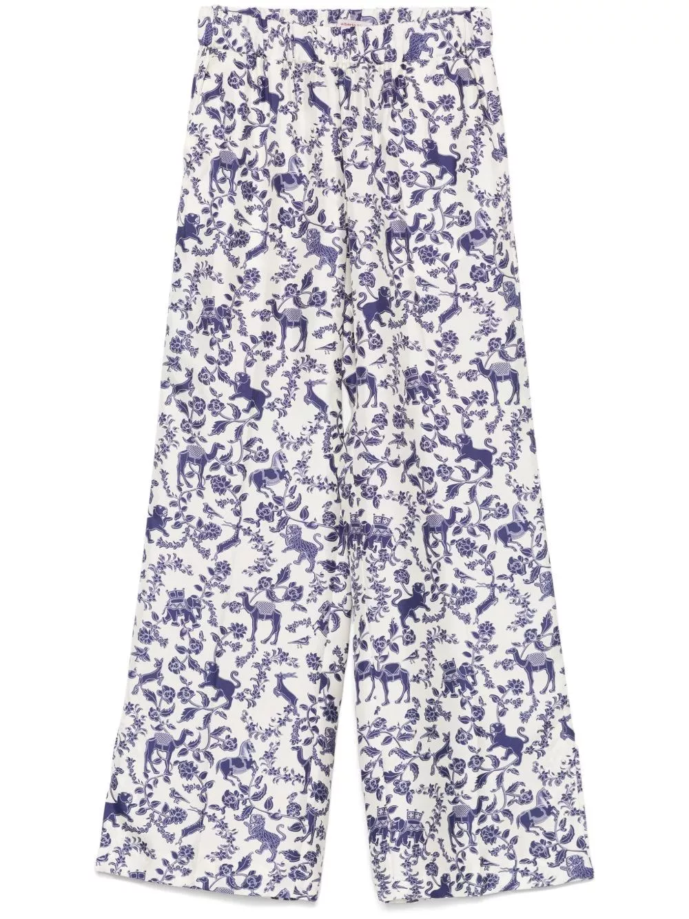 Pantalone in seta stampato di Alberto biani