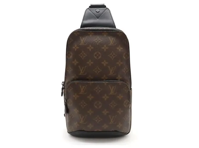 Borsa a Spalla Monogram Avenue Louis Vuitton Marrone