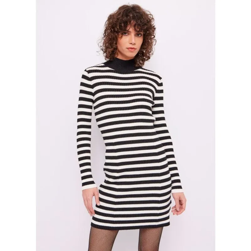 Vestito mini a righe