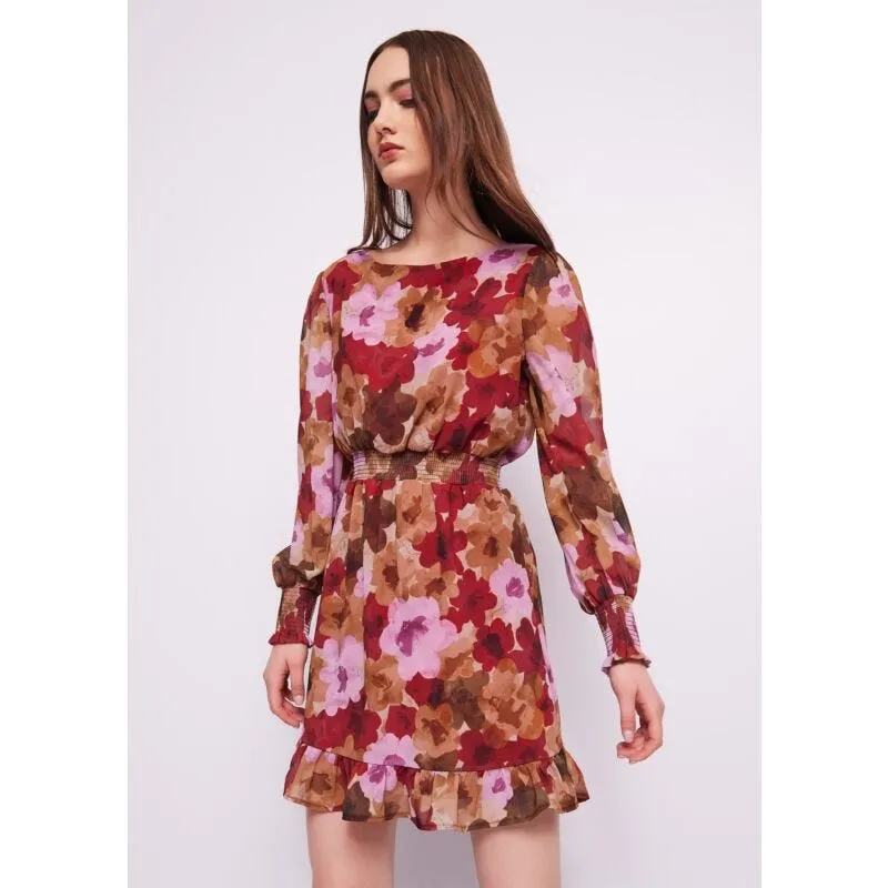 Abito in georgette floreale