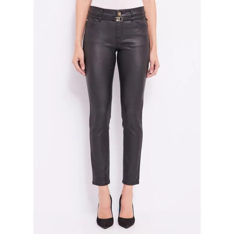 Pantaloni in tessuto spalmato