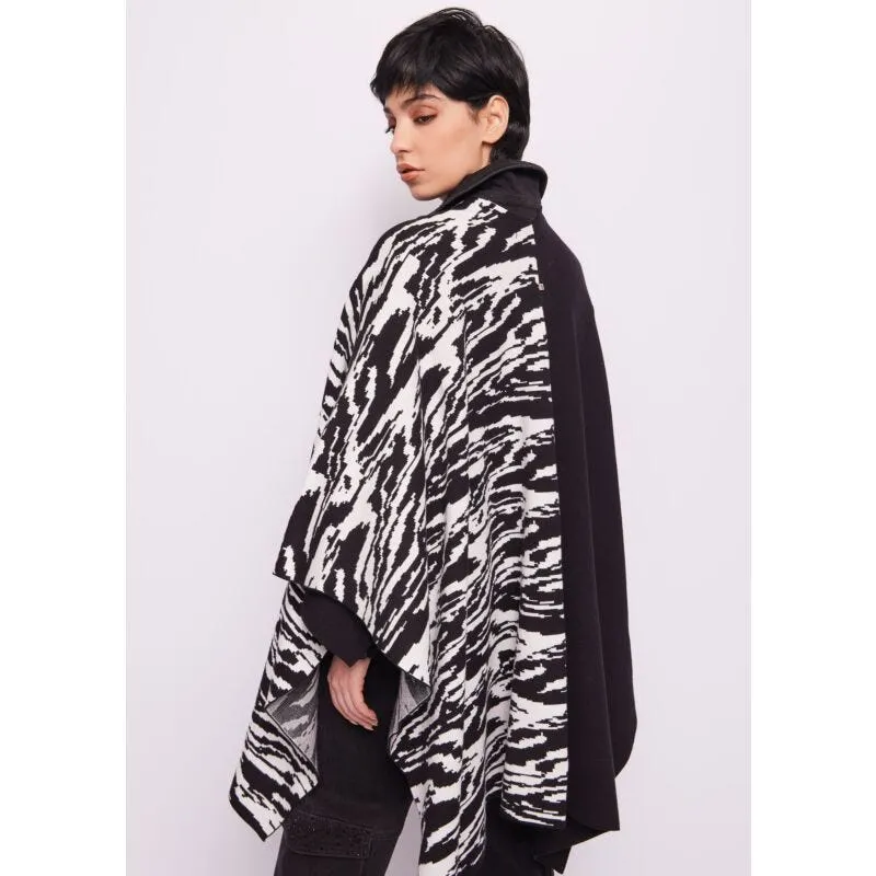 Cappa animalier in maglia