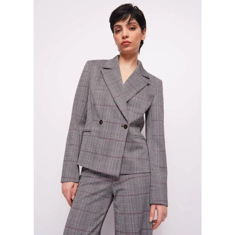 Blazer check jacquard