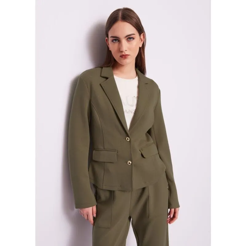 Blazer verde in scuba