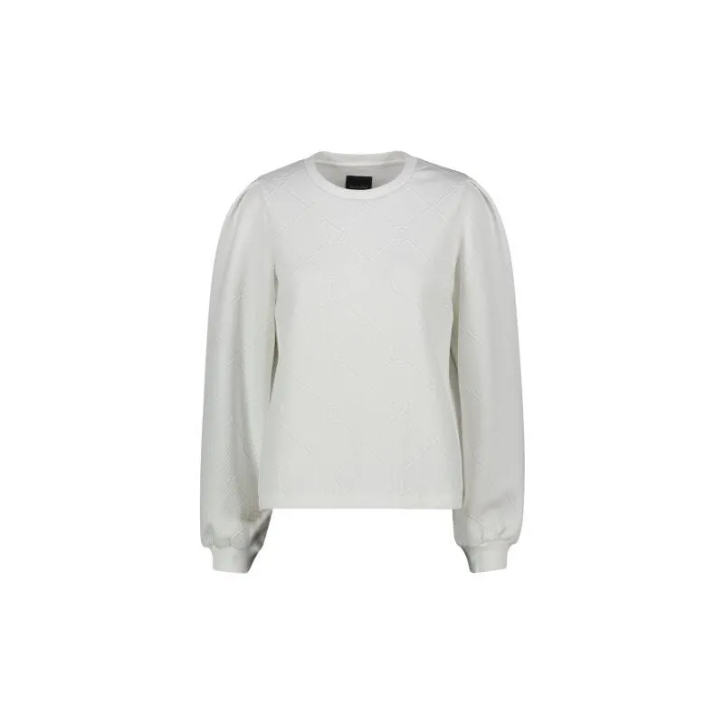 Felpa bianca con logo