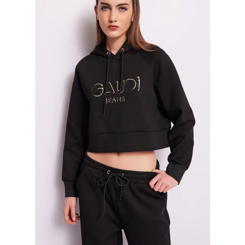 Felpa in scuba con logo