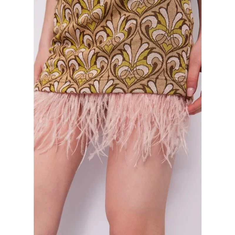 Mini abito lurex jacquard