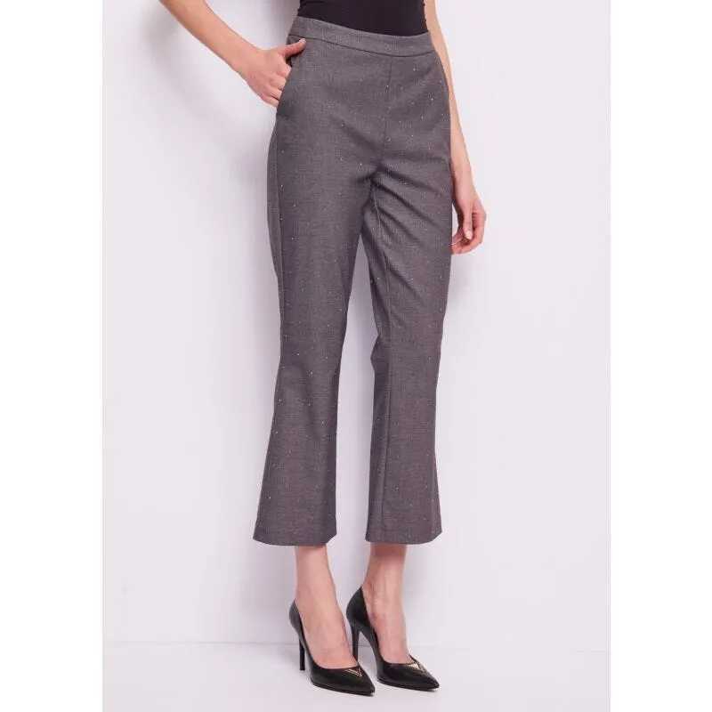 Pantaloni con strass