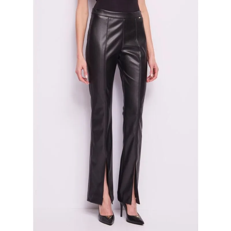 Pantaloni neri in similpelle