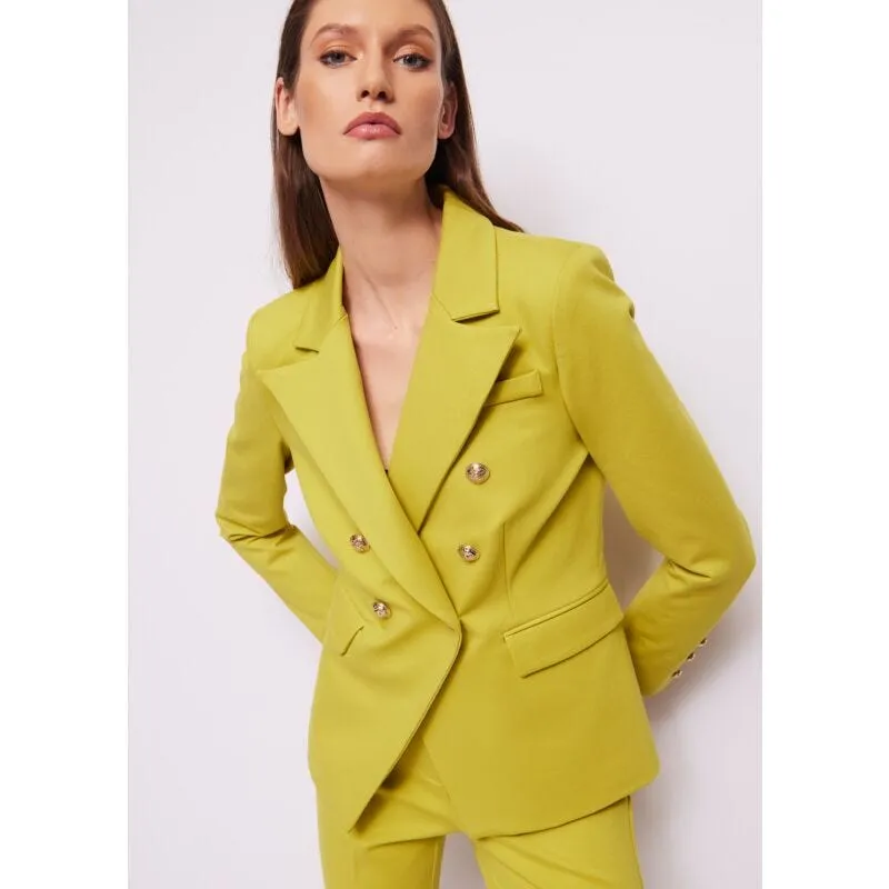 Blazer doppiopetto verde