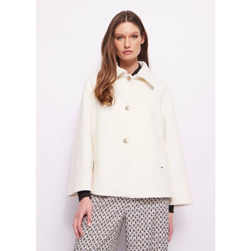 Cappotto corto bianco