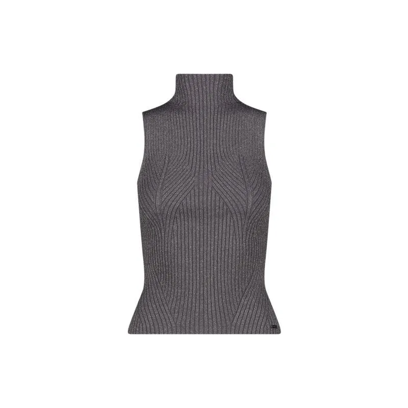 Maglia grigia a costine