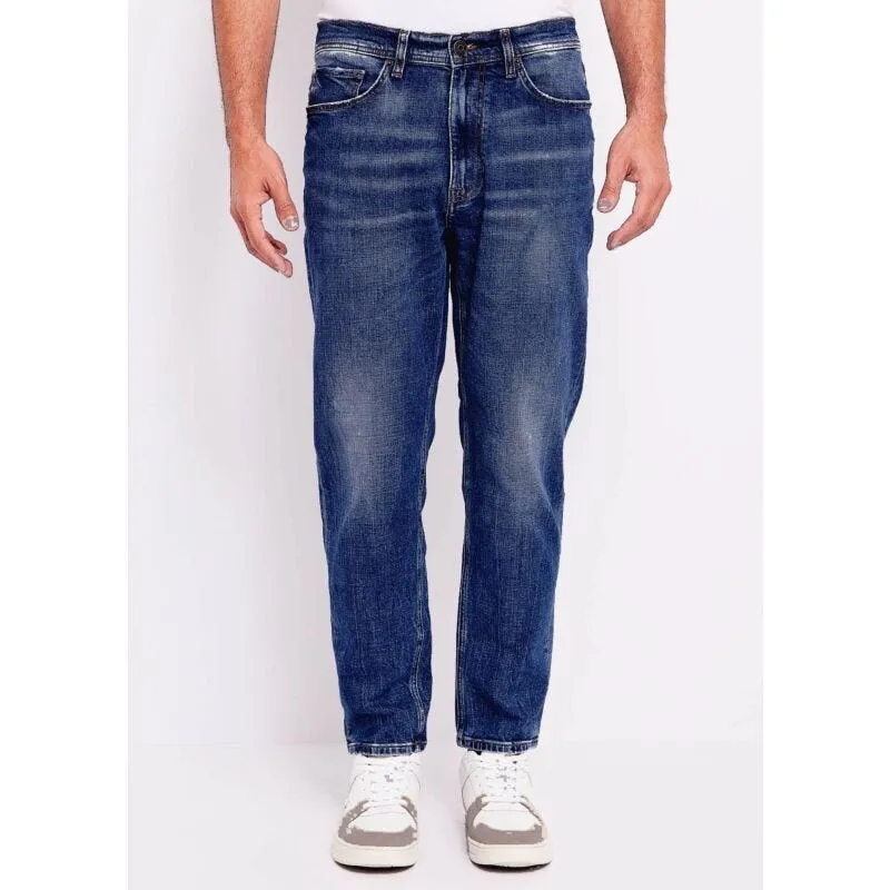 Jeans a vita bassa in denim