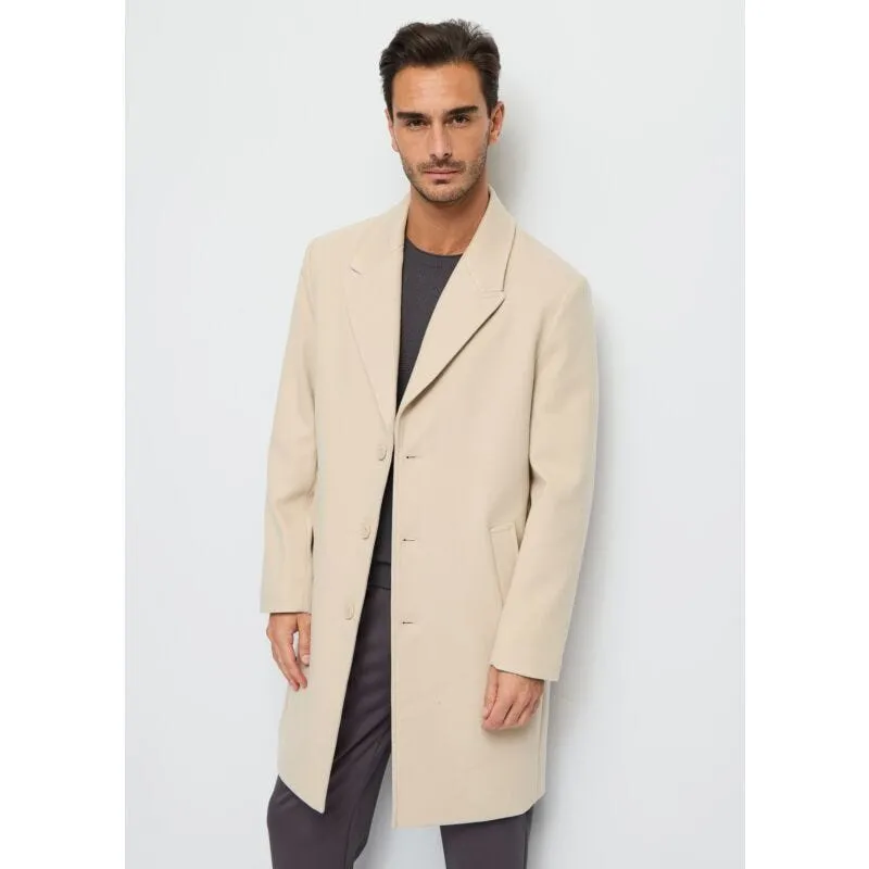 Cappotto grigio con bottoni