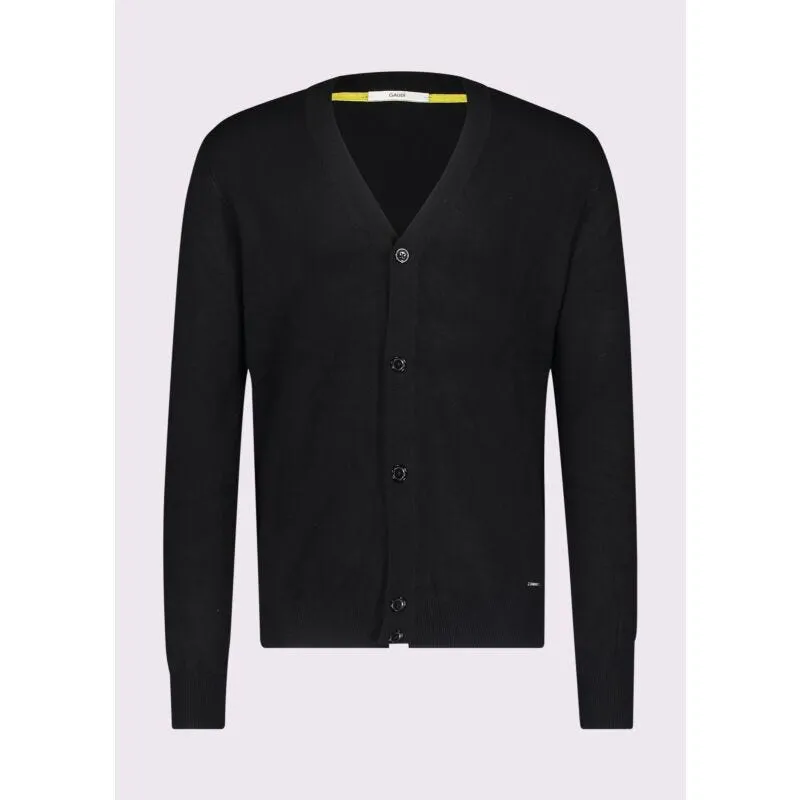 Cardigan nero con bottoni