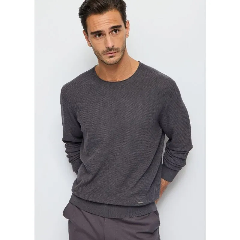 Maglia girocollo grigia