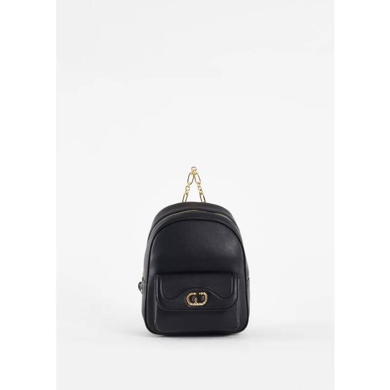 Zaino nero in similpelle