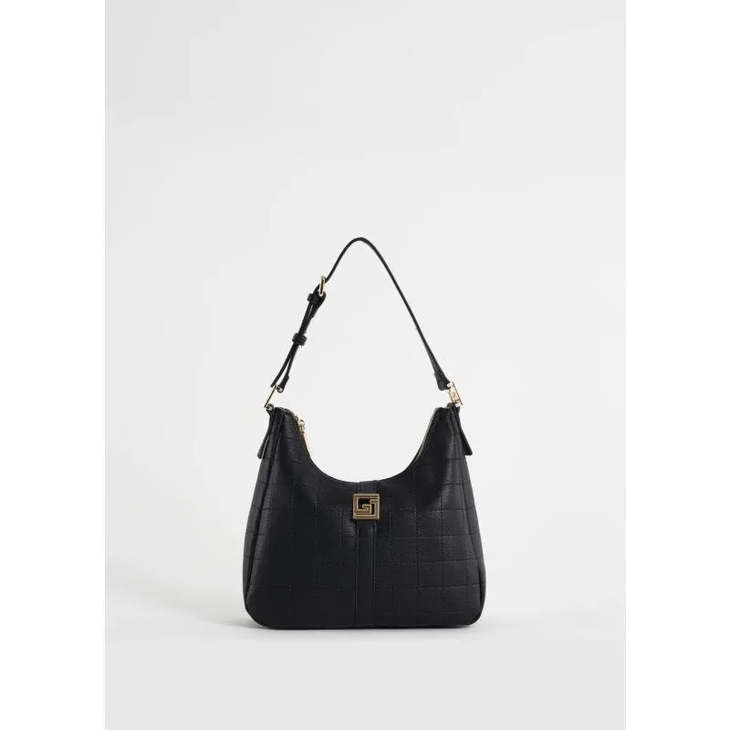 Borsa hobo nera trapuntata