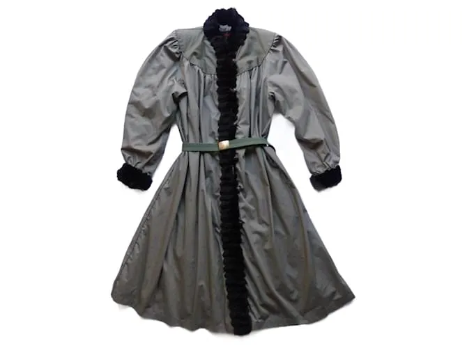 Yves Saint Laurent Cappotti, Capispalla Nero Cachi